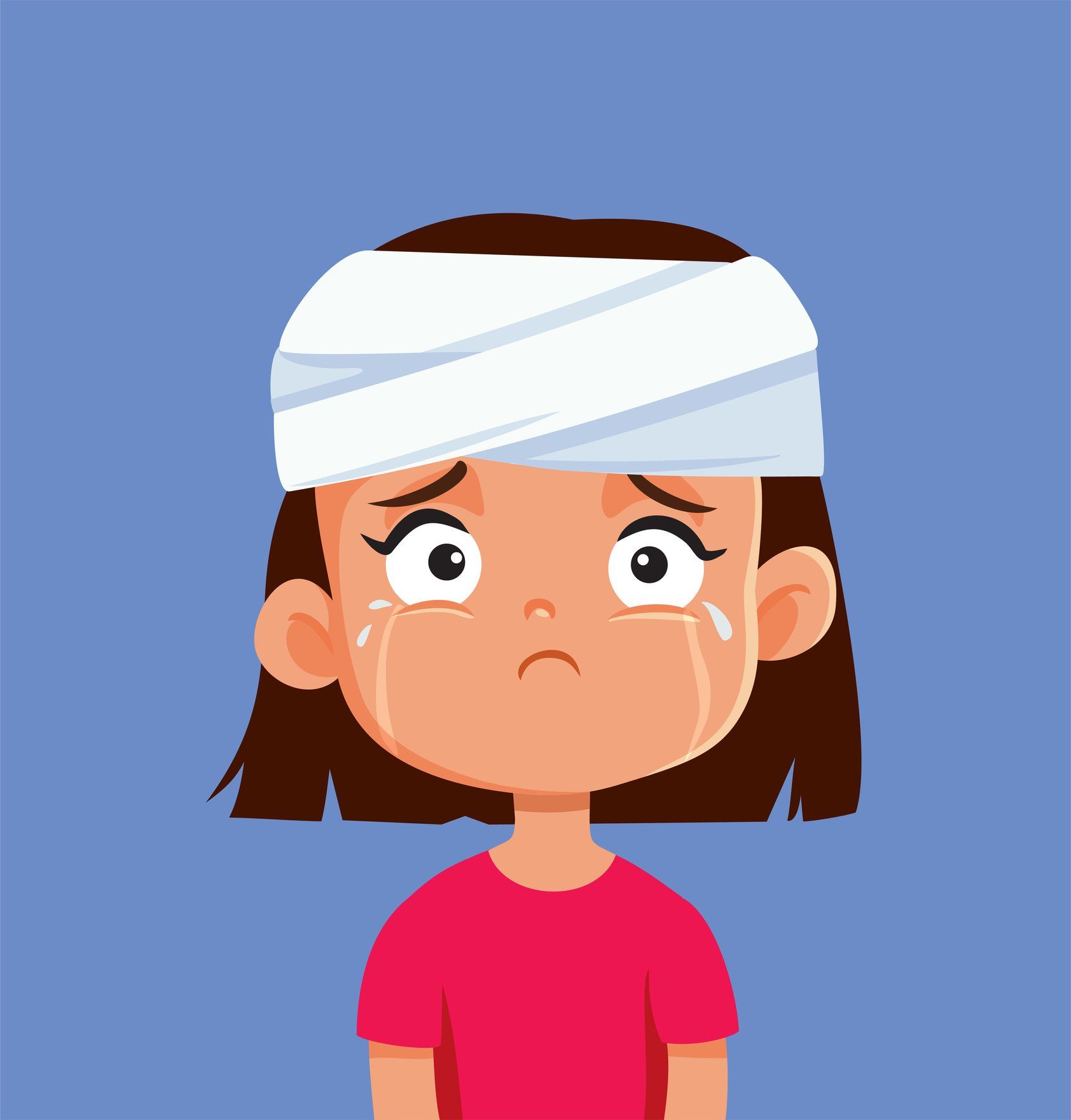 Female Kid With Bandage — Fairbanks, AK — Building Blocks