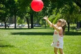Little Girl Catching the Ball — Fairbanks, AK — Building Blocks