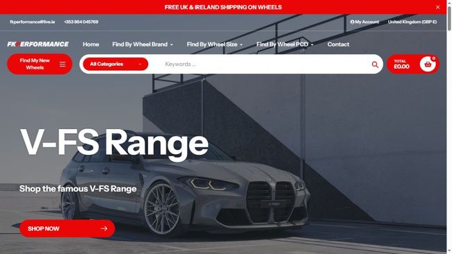 FK Alloys website design preview