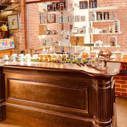 this is a piece of furniture in the shop of Coffee Basics Das Kaffeehaus