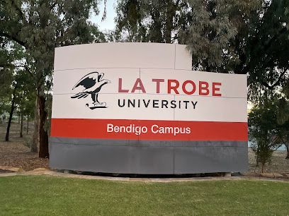this is a picture of the La Trobe University Bendigo Campus sign