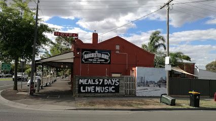 this is a picture of the side of Manchester Arms Hotel