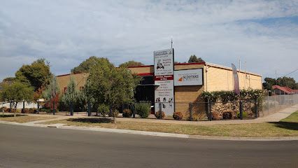 This is a picture of the front of Sharkey Mobility Aids store