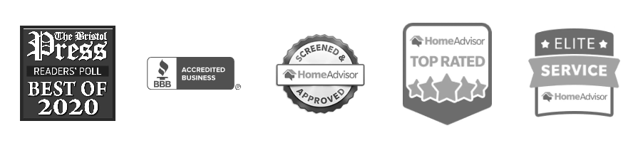 Collection of awards and badges from various review platforms.