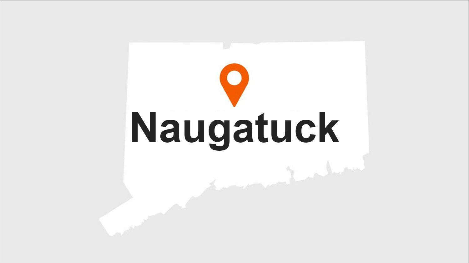 Map of Connecticut with Naugatuck location marker.