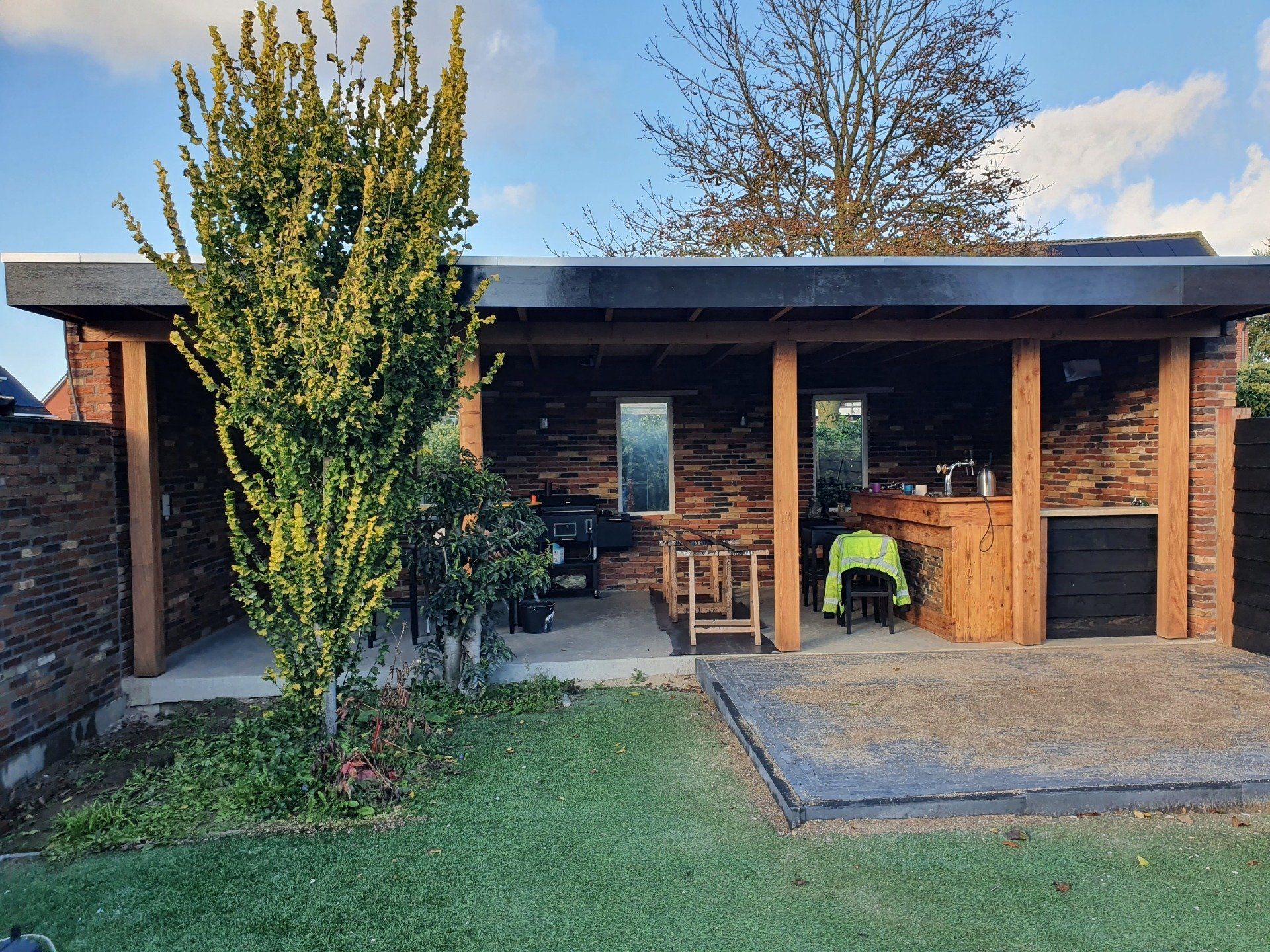 veranda,nijmegen,gemetseld,dubbelsteens,hottub,bar,geïsoleerd
