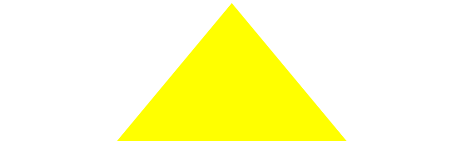 Yellow cone on white background. Yellow cone on white background.