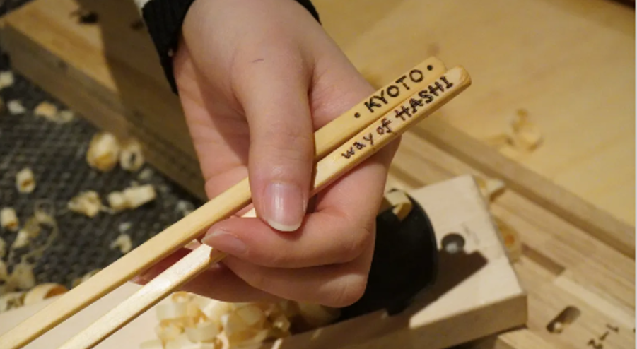 personalized chopsticks making