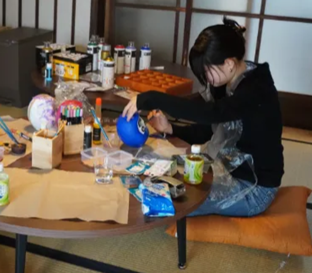 Japanese Daruma Painting