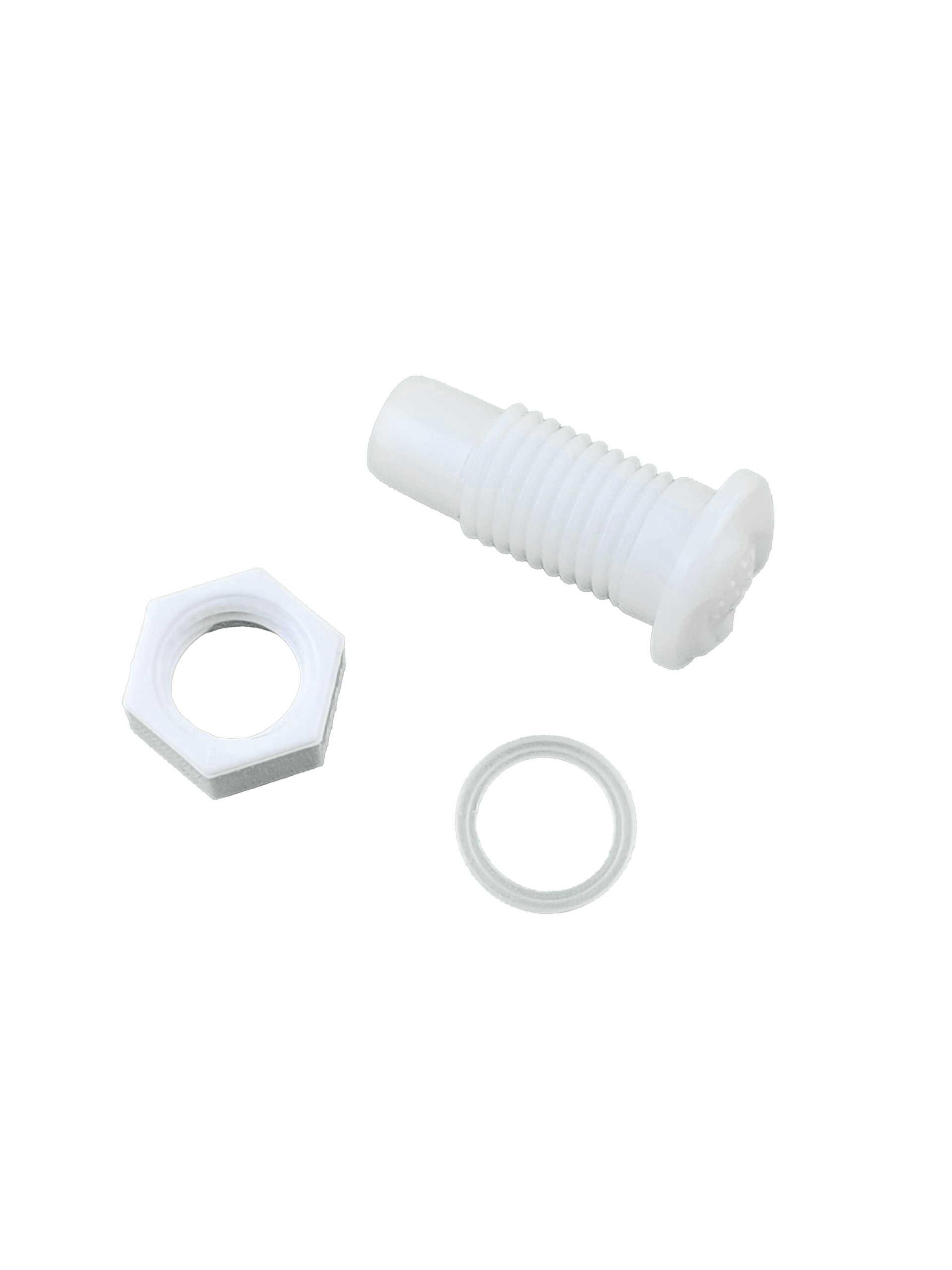 Top view of Rising Dragon Blossom Mini POL light housing with clear lens for spa and hot tub LED lighting systems