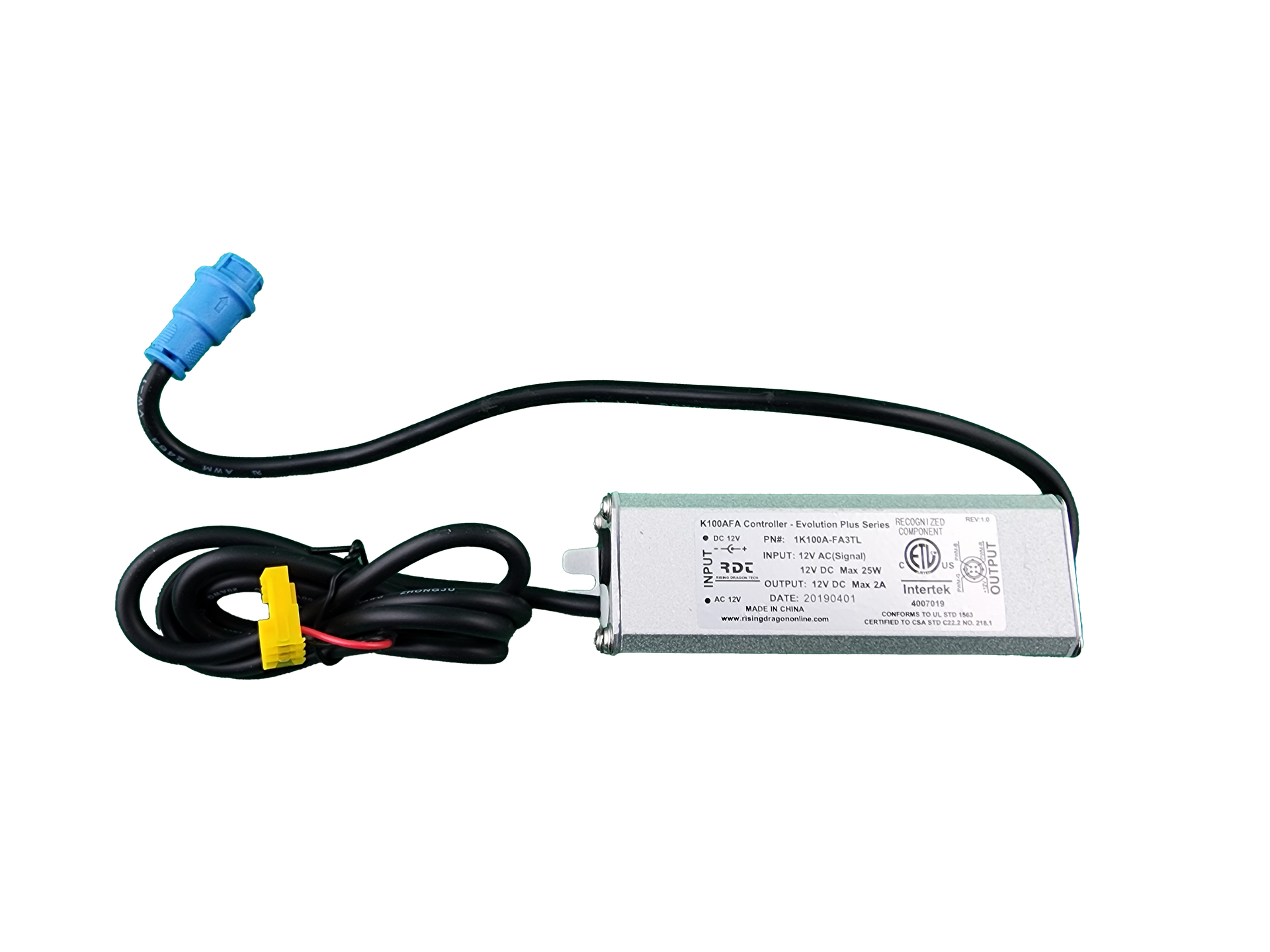 close up of light controller