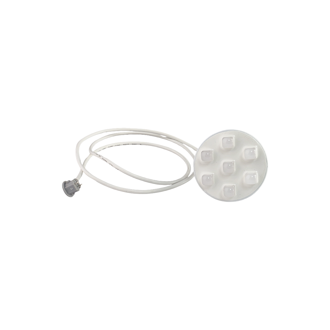 Rising Dragon L7S RGB LED spa main light with wiring harness for 2-wire hot tub lighting systems