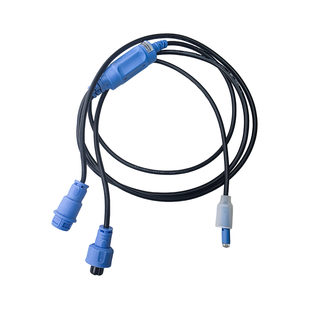 Rising Dragon Single Mini LED point of light 4-wire Evolution Series wiring harness with Mini POL connector for spa lighting