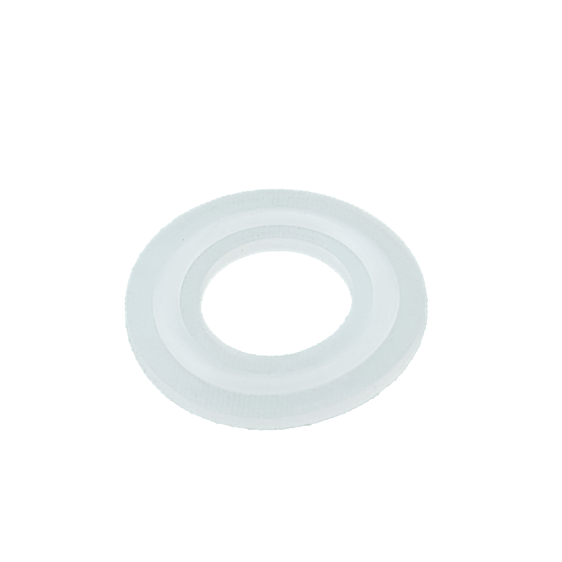 A one inch gasket for multi face POL light housing on a white background.