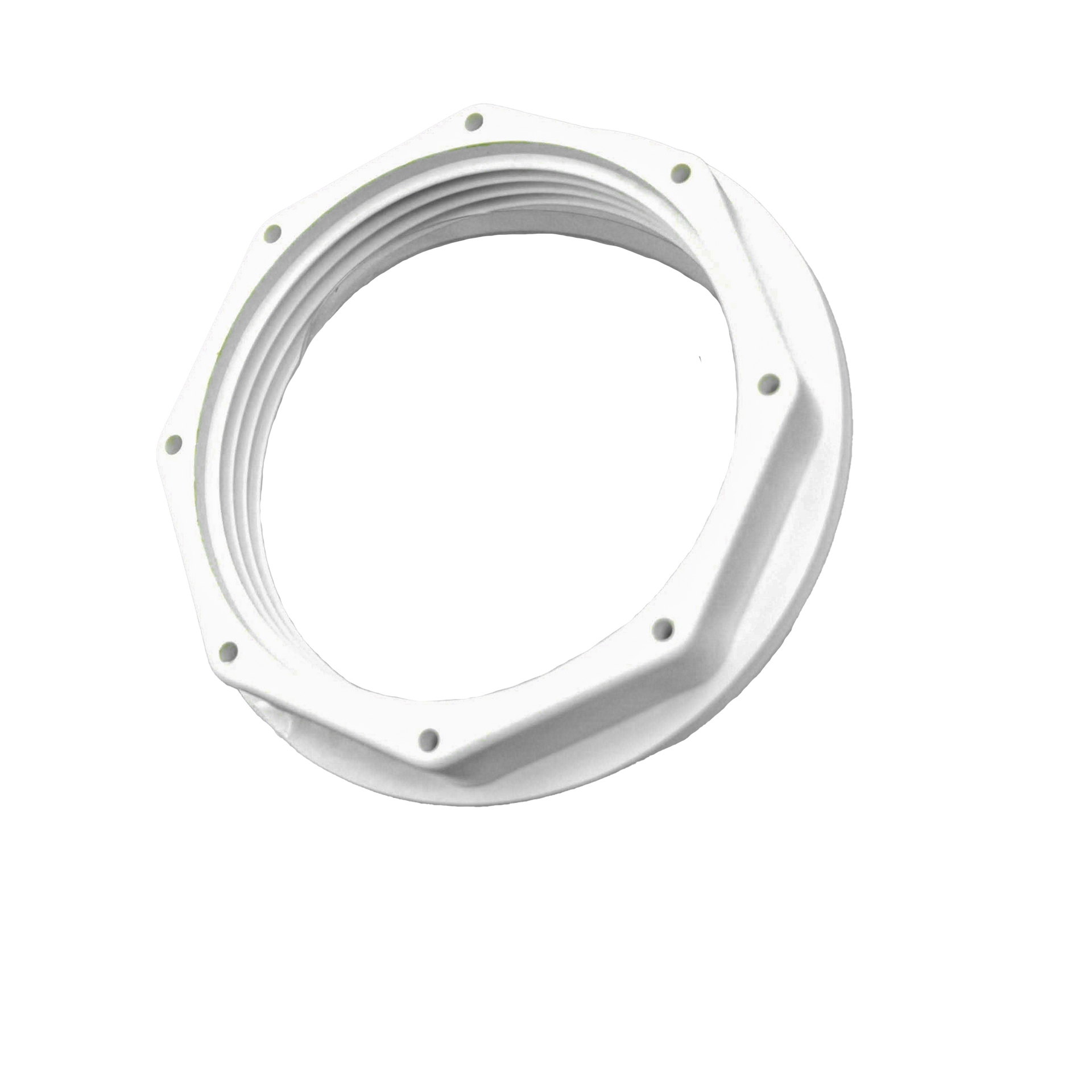 Side view of Rising Dragon 4-inch spa jet retaining nut for hot tub jet body installation