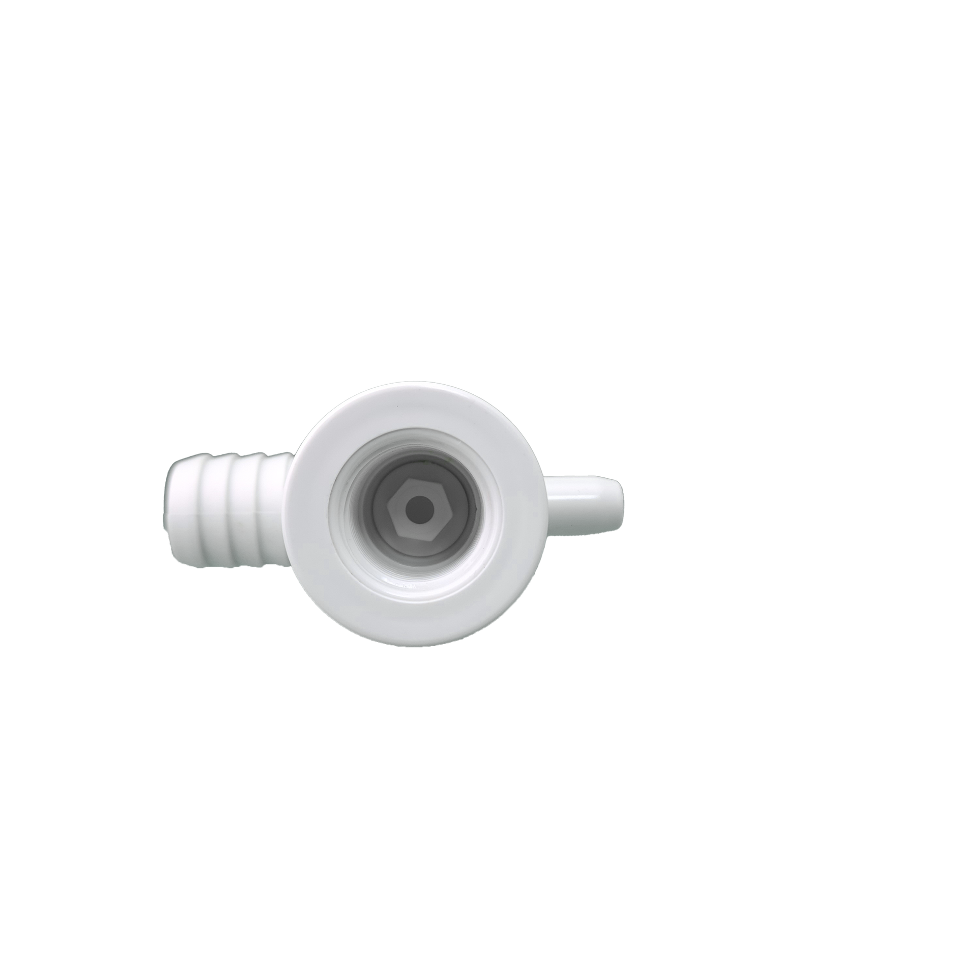 A side view of low profile direct jet body on a white background.