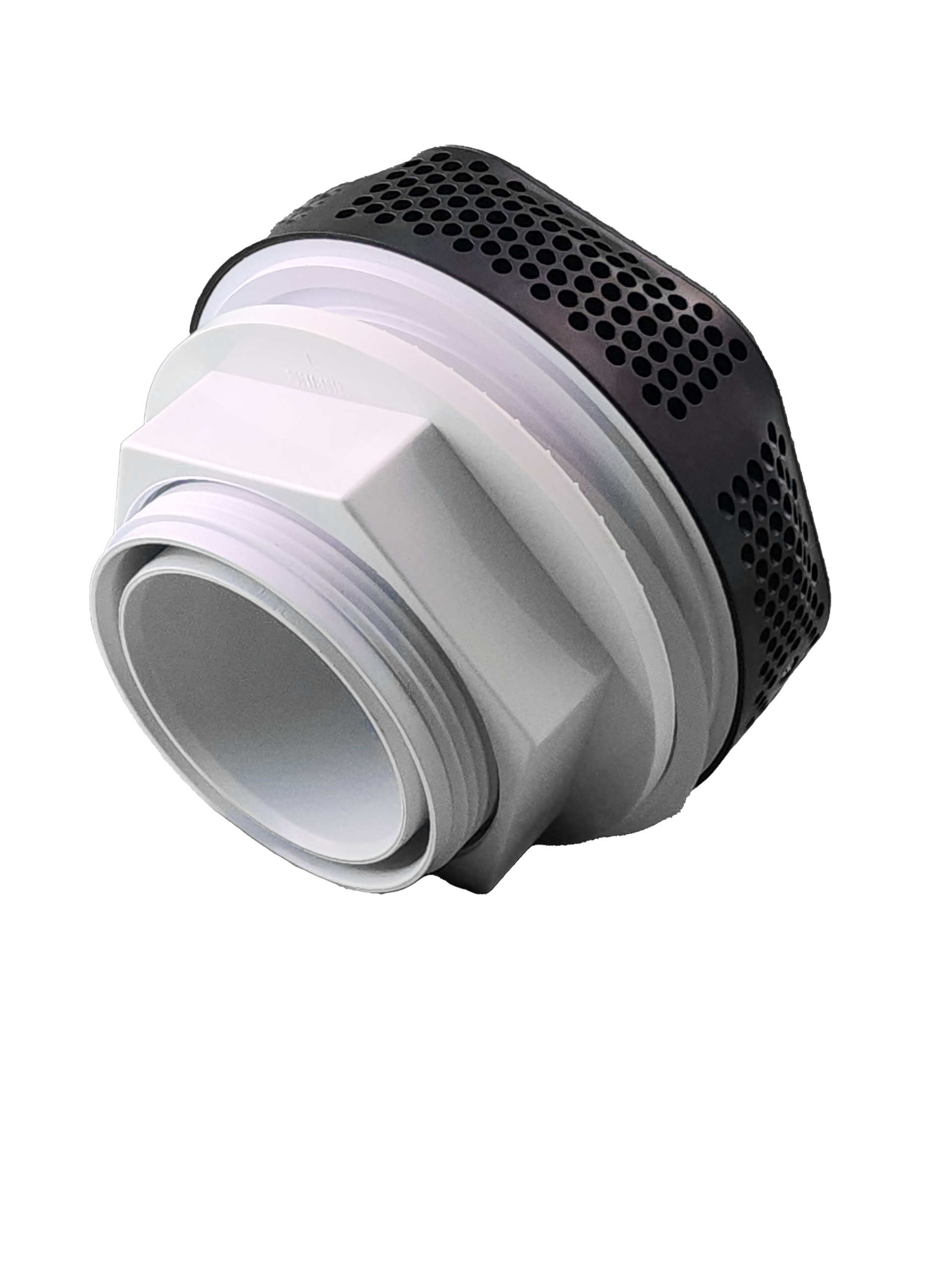 a beehive suction assembly on white background