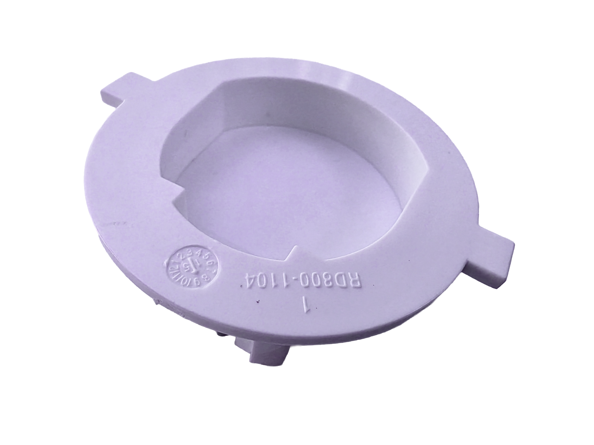 Top view of Rising Dragon spa check valve assembly with spring-loaded mechanism for one-way water flow control