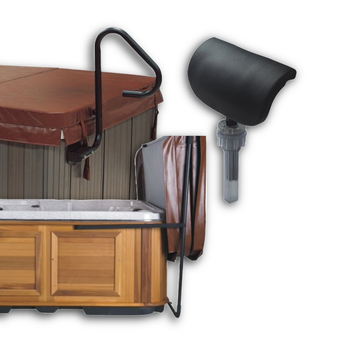 rising dragon cluster of spa and hot tub accessories showing the variation of accessories we have available