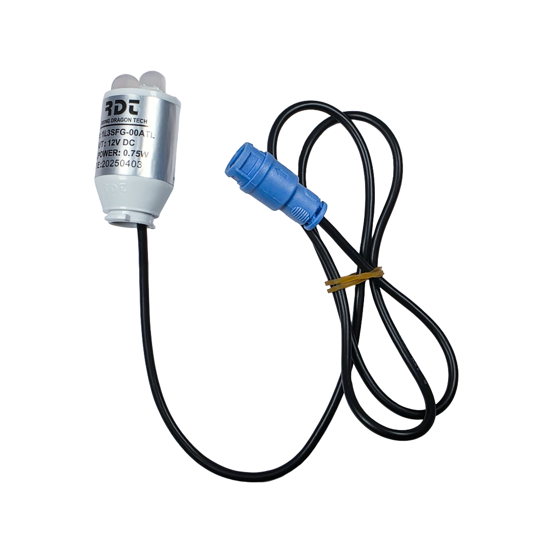 Rising Dragon L3S LED spa main light with three LED bulbs and 4-wire connector for hot tub lighting systems