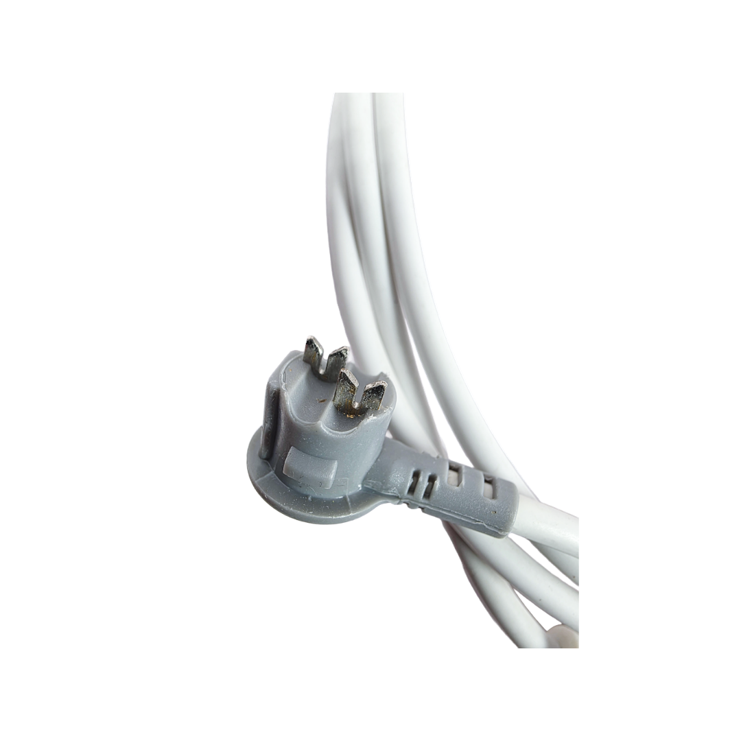 Close-up of Rising Dragon Quadri Mini LED point of light 2-wire harness with Mini POL connectors for spa lighting systems