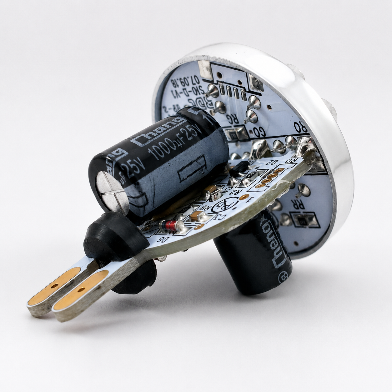 Front view of Rising Dragon 1L10JO-00ATL 10 LED spa light replacement module for hot tub lighting systems