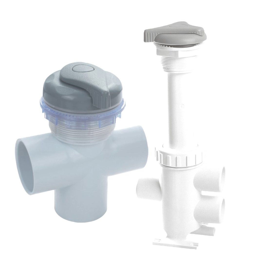 Rising Dragon water valve category icon featuring replacement spa water valves and flow control components