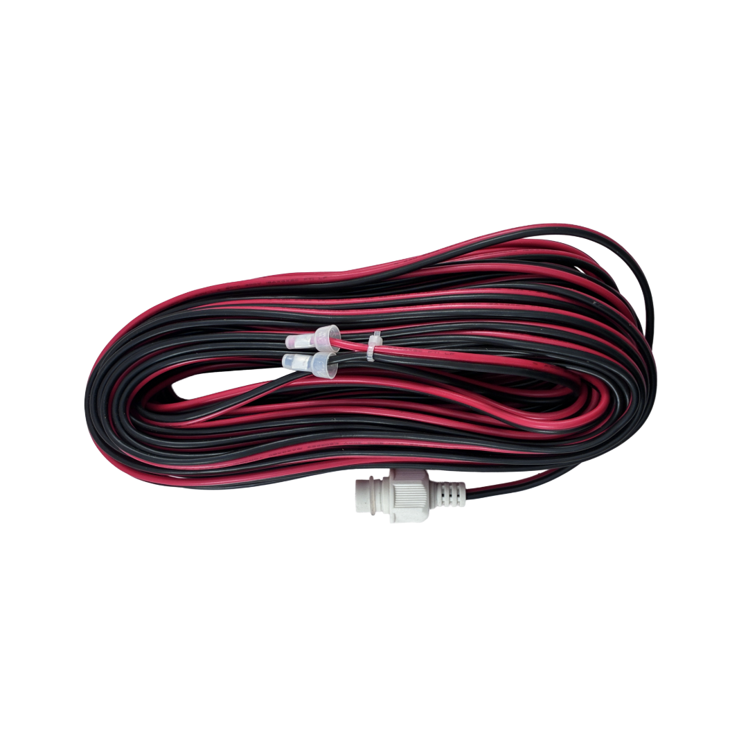 Rising Dragon 18-meter wire bus point of light cable with molded connector for LED spa lighting systems