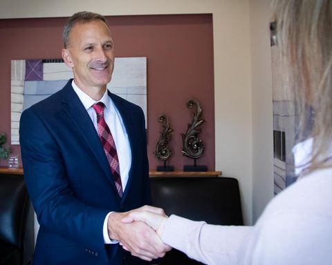 McKenney Shaking Hands — Maple Grove, MN —  Donohue McKenney, Ltd.