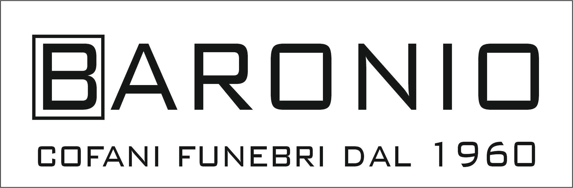 A logo for baronio cofani funebri dal 1960