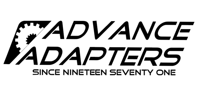 Advance Adapters logo with gear icon and tagline “Since Nineteen Seventy One”