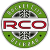 Rocket City Offroad logo with green and white circle and red RCO letters