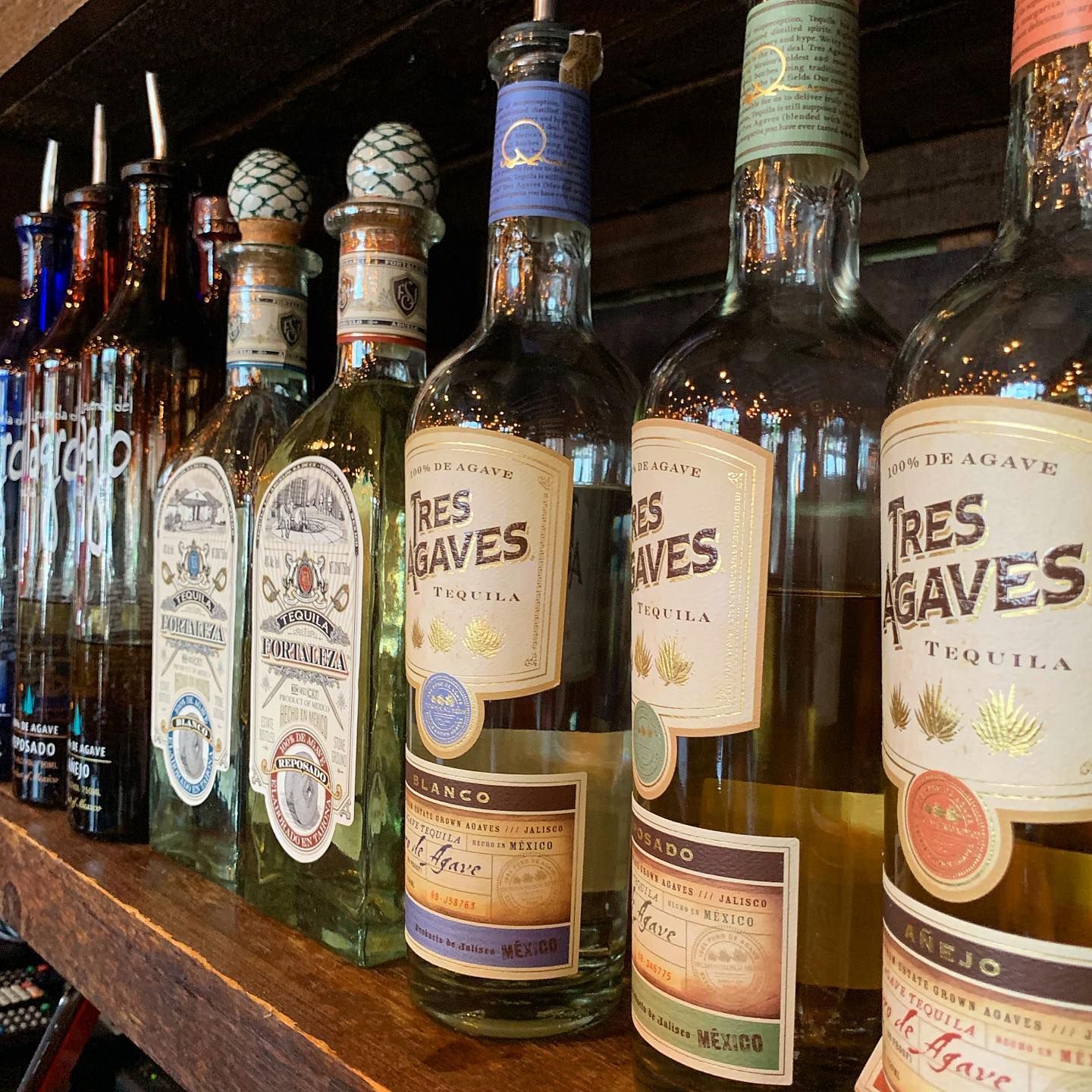 Bottles of Tequila