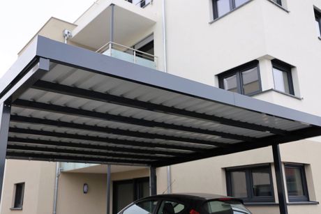 Covered Carport Outside a Block of Units — All Aussie Sunrooms in Port Stephens, NSW
