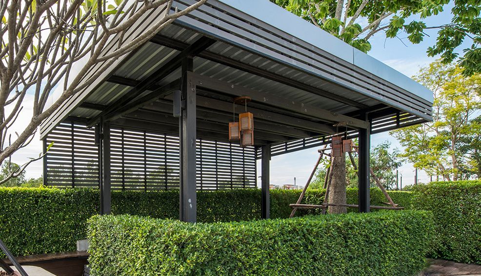 A Colorbond Roof Over an Outdoor Pergola — All Aussie Sunrooms in Port Stephens, NSW