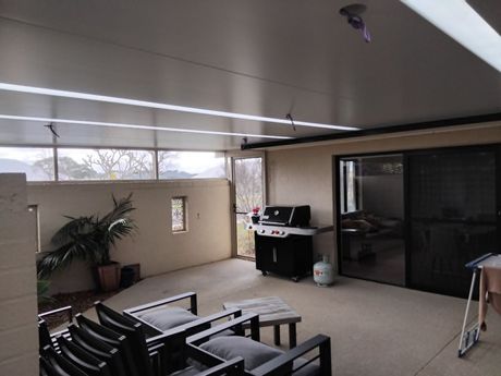 A Gabled Roof Sunroom with Skylights — All Aussie Sunrooms in Port Stephens, NSW