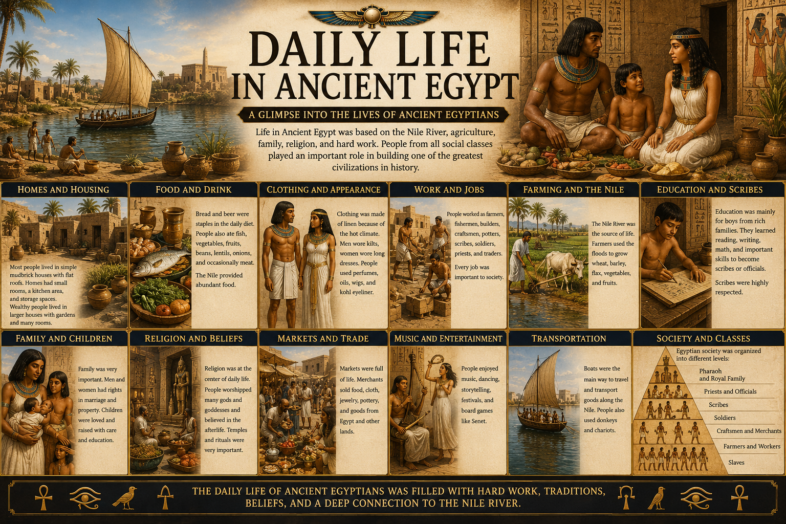 Daily Life in Ancient Egypt