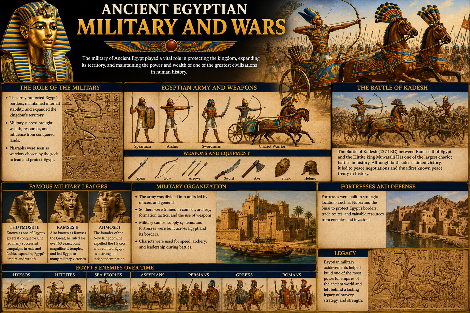 Ancient Egyptian Military and Wars
