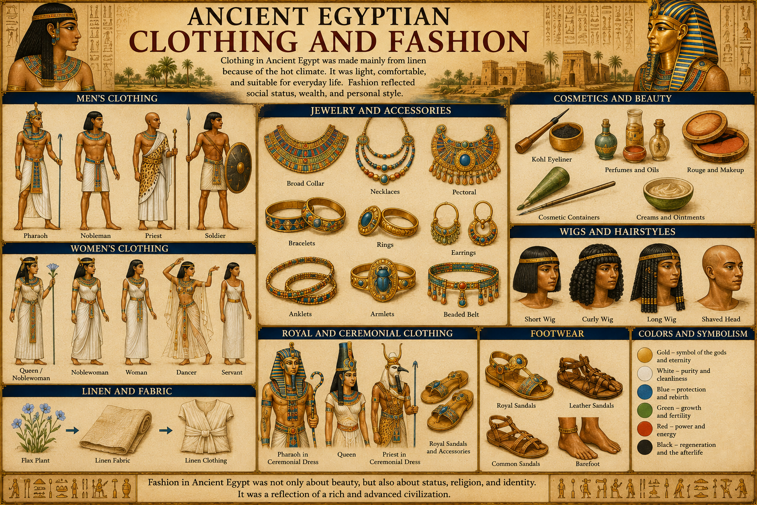 Ancient Egyptian Clothing and Fashion