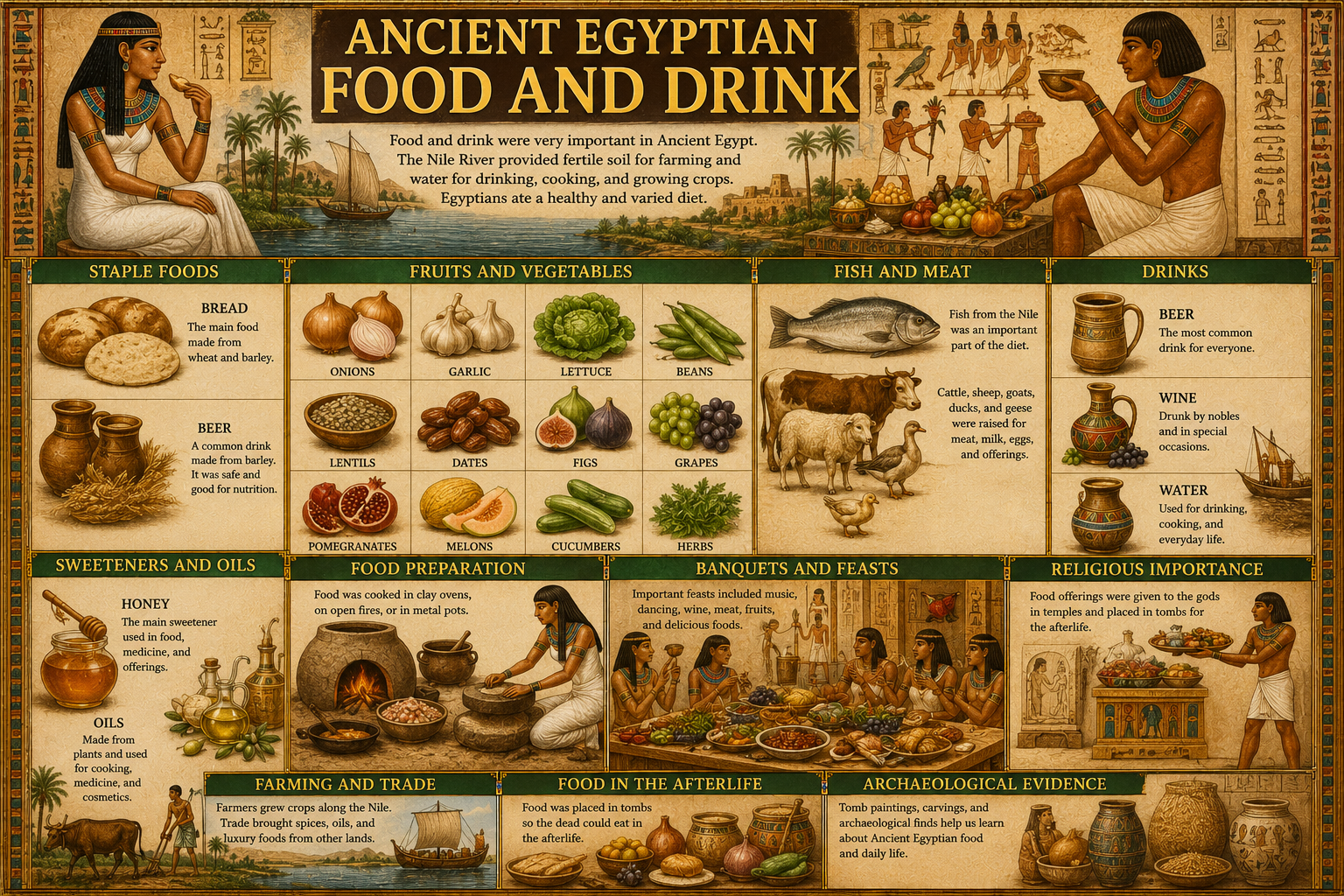 Ancient Egyptian Food and Drink