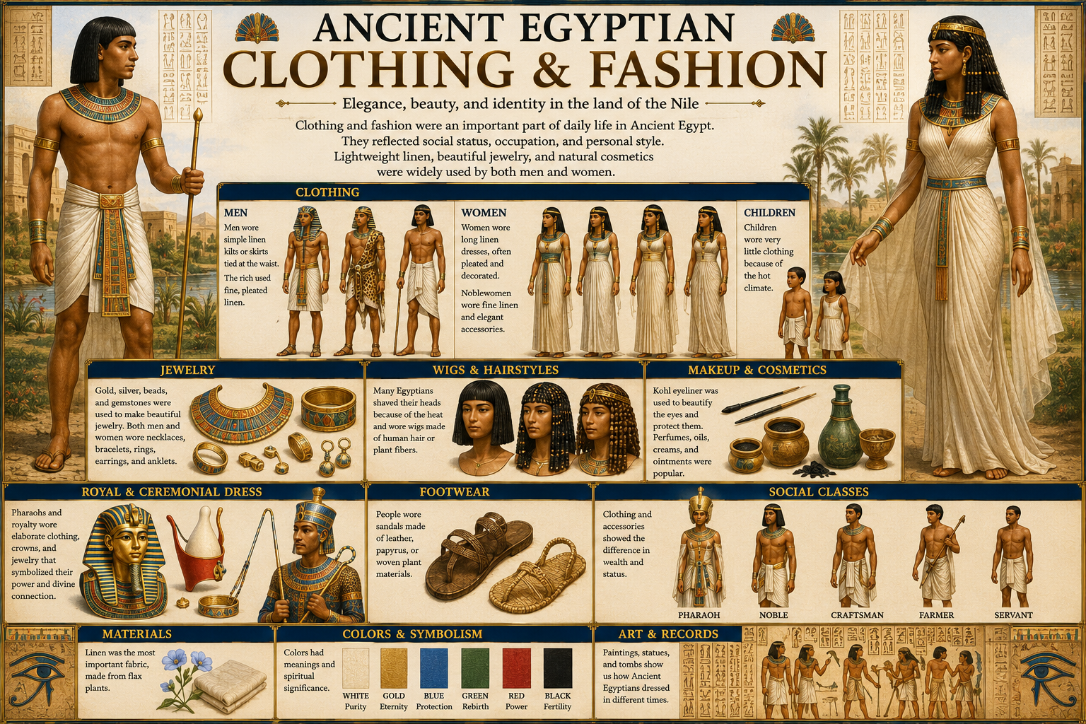 Ancient Egyptian Clothing and Fashion
