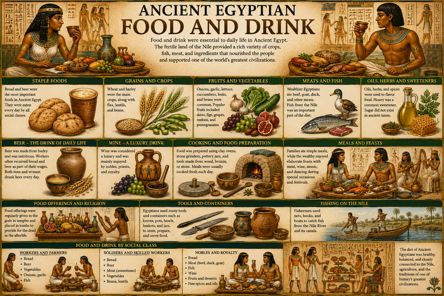 Ancient Egyptian Food and Drink