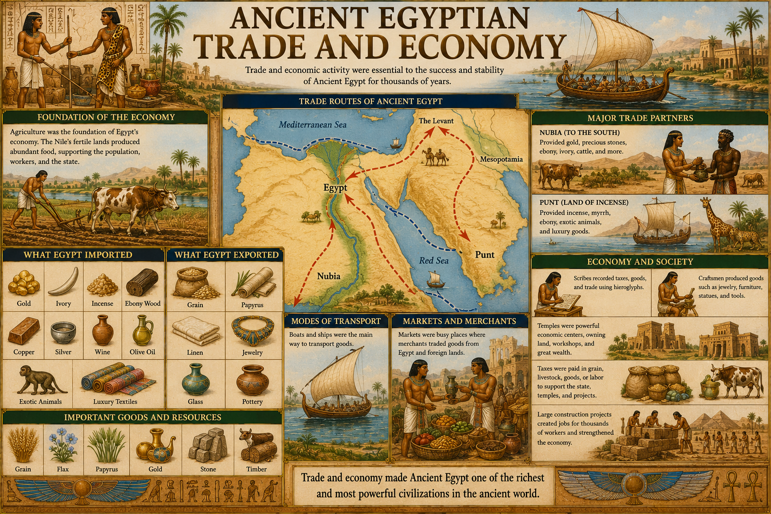 Ancient Egyptian Trade and Economy