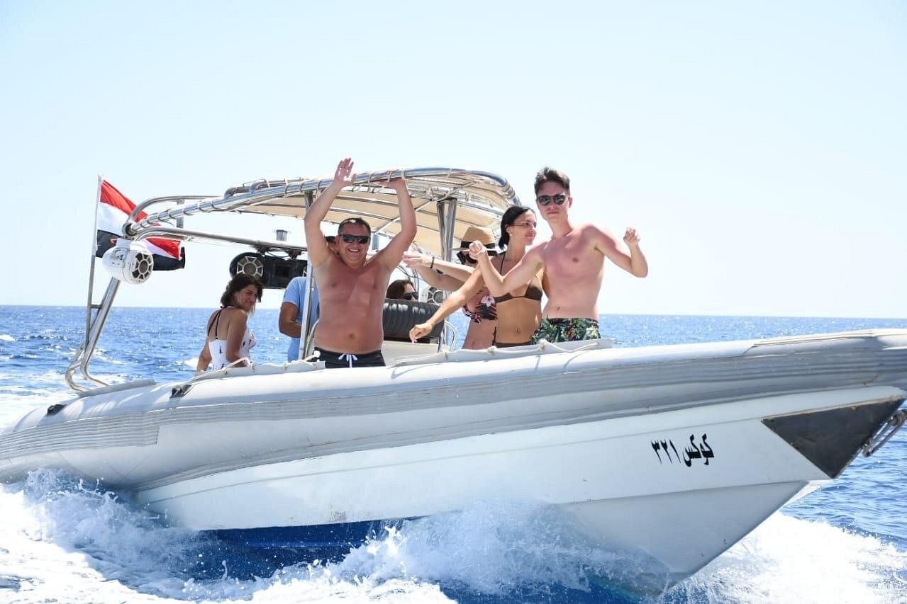 Private speed boat trip to Tiran Island from Sharm El Sheikh
