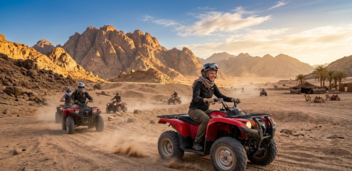 ATV Quad Bike Desert Safari in Sharm El Sheikh