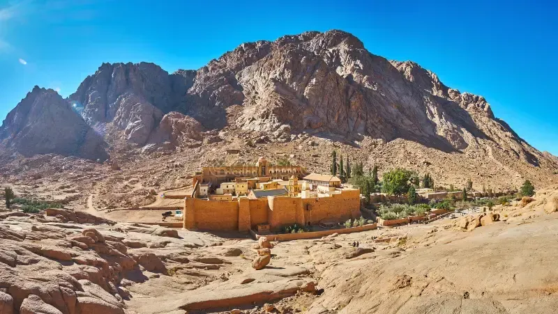 Saint catherine's monastery from sharm el sheikh