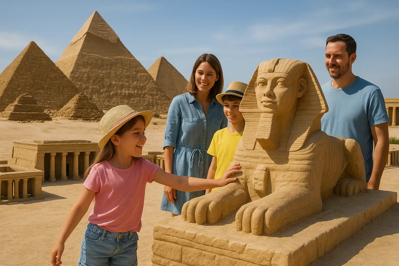 Mini Egypt Park Open Museum From Hurghada