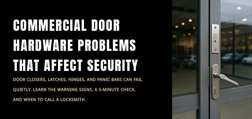 Commercial Door Hardware Problems That Affect Security