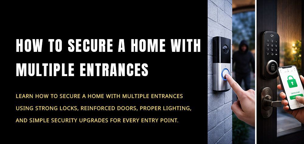 How to Secure a Home With Multiple Entrances