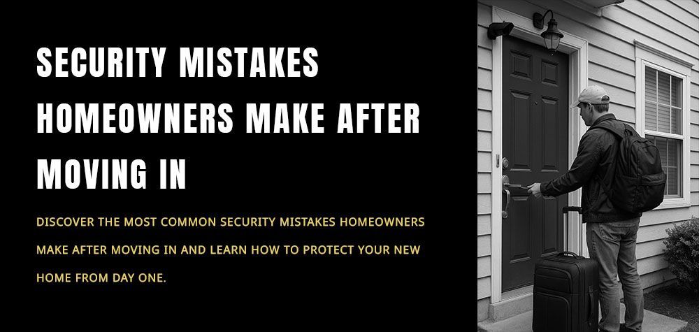 Security Mistakes Homeowners Make After Moving In